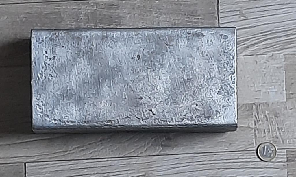 Aluminium baar 5.647 gram, Postzegels en Munten, Edelmetalen en Baren, Ophalen of Verzenden, Zilver