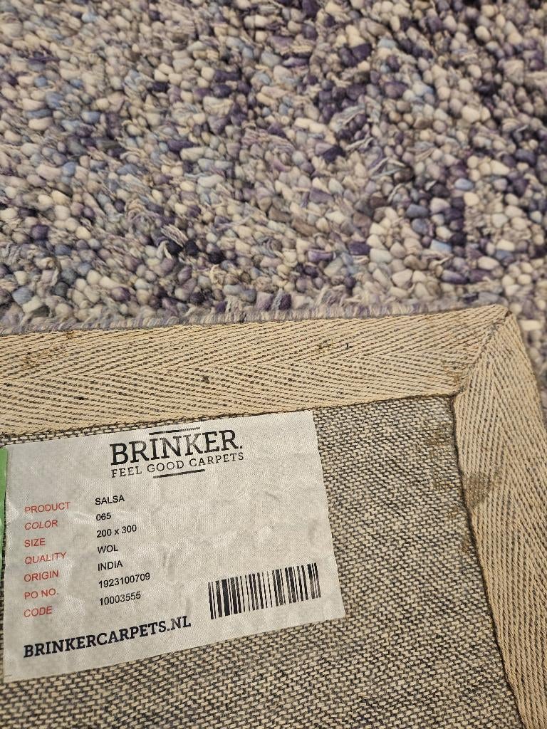 Vloerkleed Brinker Salsa outletprijzen!, Brinker Salsa wollen vloerkleed, Overige kleuren, Ophalen of Verzenden, 200 cm of meer