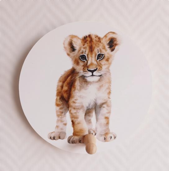 Kapstokhaak Safari Leeuw Little Dreamzz, Kinderen en Baby's, Bi & Li Creaties, Nieuw, Ophalen of Verzenden, Bilicreaties@gmail.com