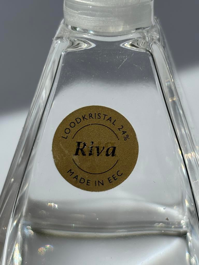 Riva Glazen Karaf - Loodkristal 24%, Ophalen of Verzenden