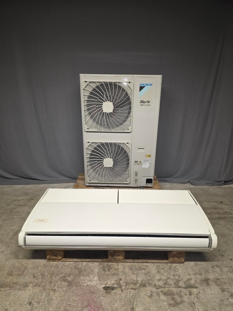 Daikin SkyAir Alpha-series plafond onderbouw airco 14 kW R32, Koelen en Ontvochtigen, Timer, Refurbished, 3 snelheden of meer