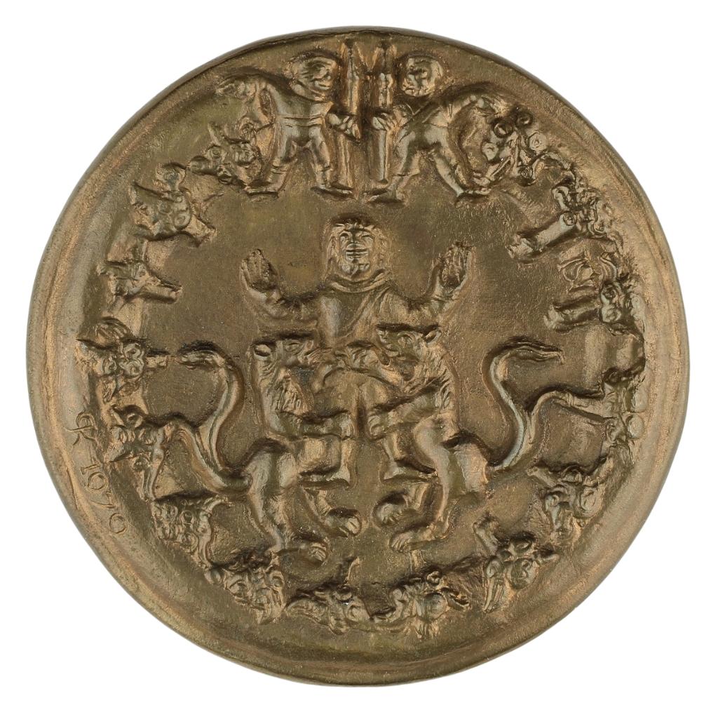 Penning VPK 1979 Niel Steenbergen : Vredespenning, Verzenden, Brons, Nederland