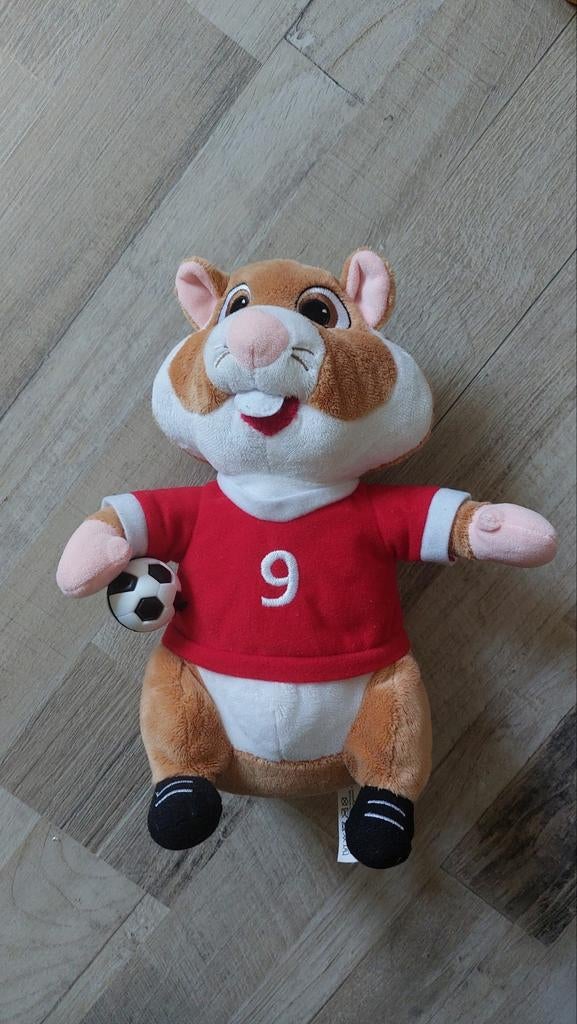 Hamster Voetbal Rood Albert Heijn Knuffel, Kinderen en Baby's, Speelgoed | Knuffels en Pluche, Zo goed als nieuw, Overige typen