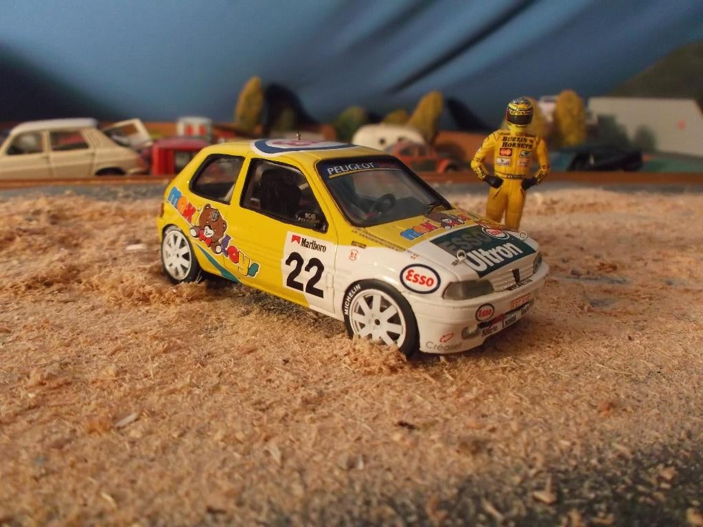 Peugeot 106 XSI Kit Car JP Vandewanvera #22 May.E.Dhont, Ophalen of Verzenden, Zo goed als nieuw, Auto, Overige merken