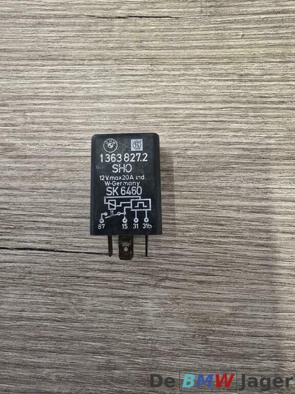 Benzinepomp relais BMW E21 E30 E12 E24 E23 E26 1363827, Gebruikt, Ophalen of Verzenden, BMW, BMW