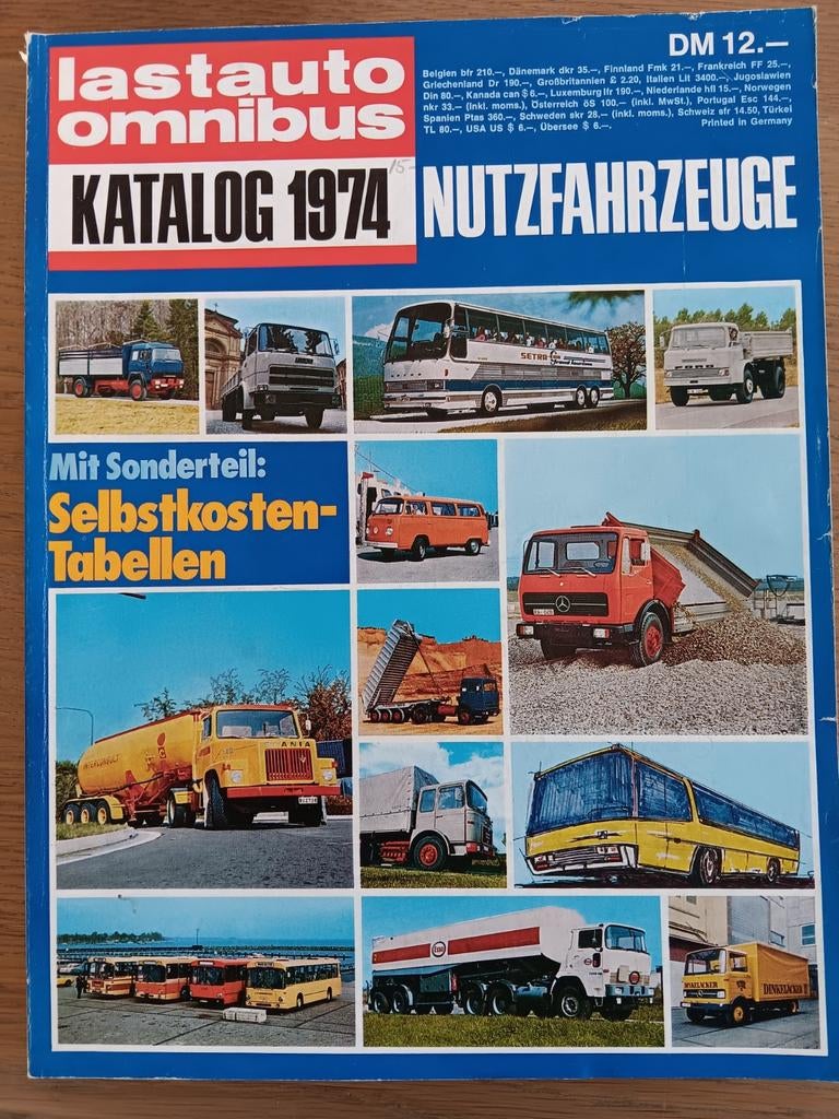 Lastauto Omnibus Katalog 1974, Ophalen of Verzenden, Gelezen, Tractor en Landbouw