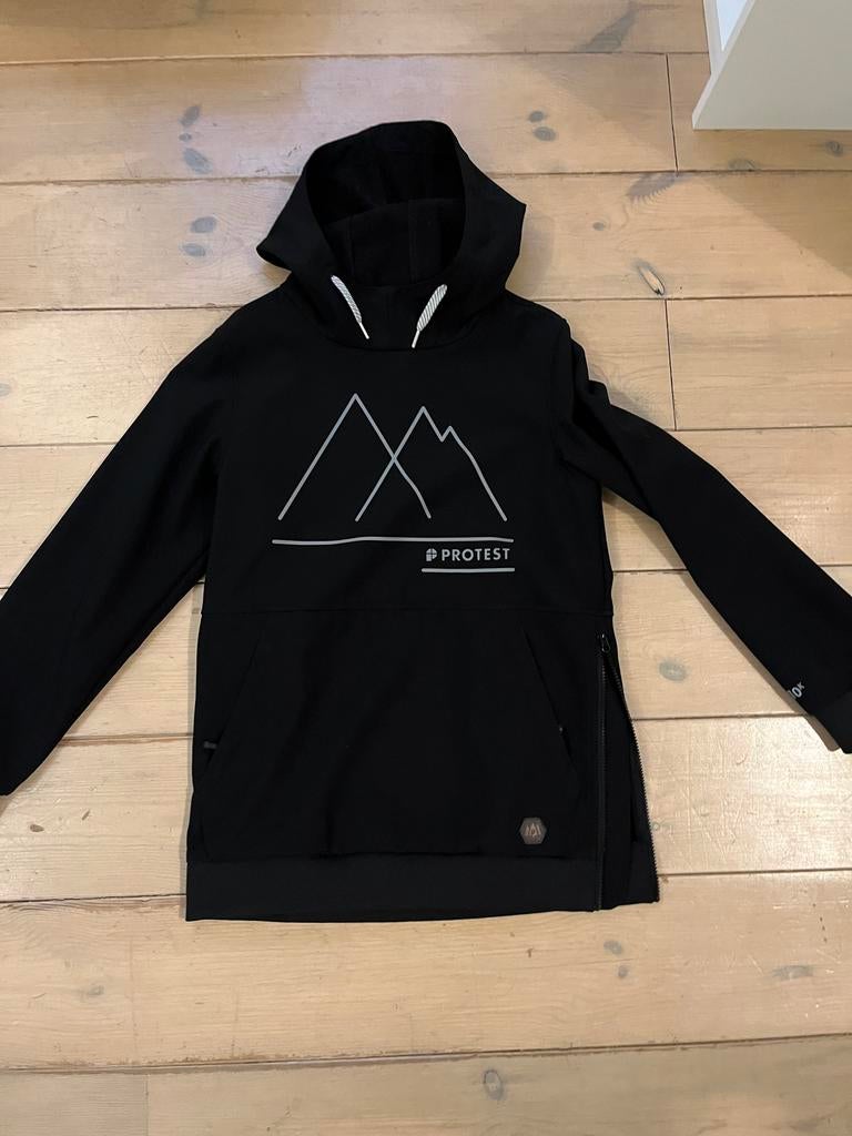 Protest zwarte skijas softshell maat 152, Ophalen of Verzenden, Tweedehands, Kinderen, Jas | textiel