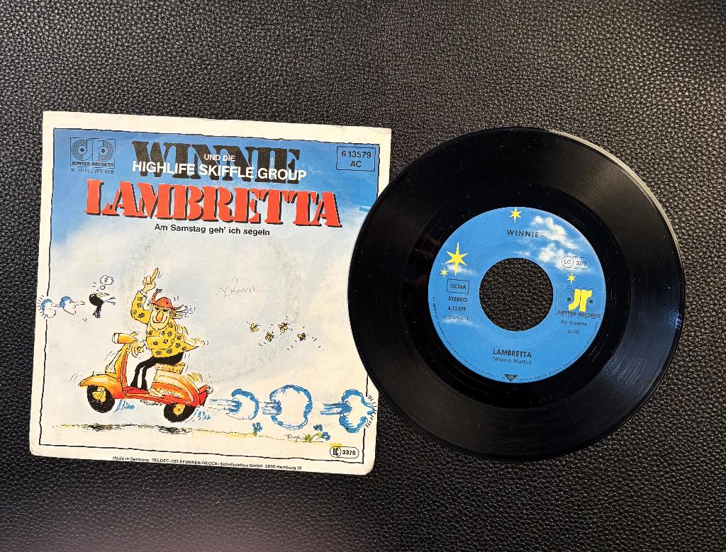 Piraat: Winnie Und Die Highlife Skiffle Group – Lambretta, Cd's en Dvd's, Vinyl Singles, 7 inch, Single, Ophalen of Verzenden