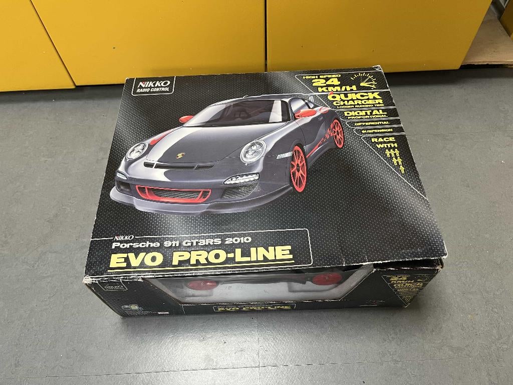 Nikko RC Evo Pro-Line Porsche 911 GT3RS 2010 1:14, Elektro, Schaal 1:14, Ophalen of Verzenden, Zo goed als nieuw