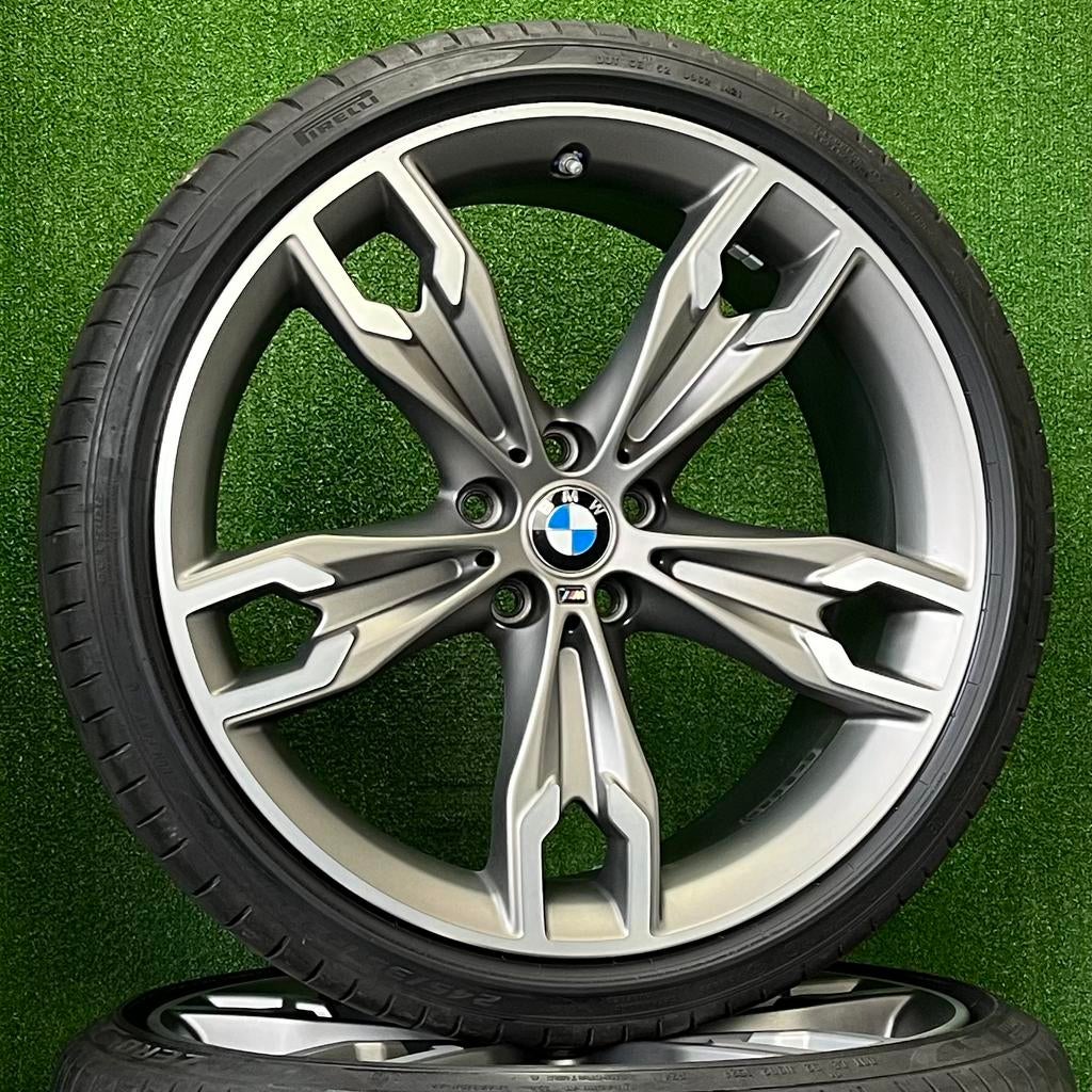 Originele 20 inch BMW 668M velgen met banden 5-serie g30 g31, Gebruikt, 275 mm, Banden en Velgen, Germany