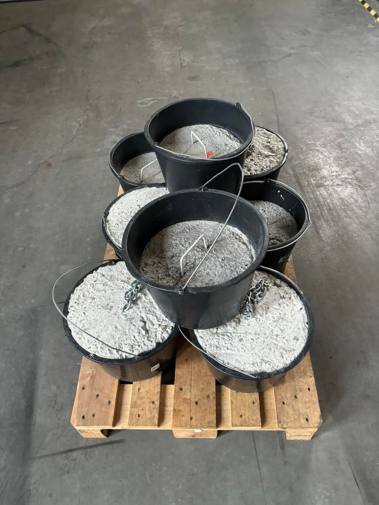 Gewichten beton emmers, Witgoed en Apparatuur, Gourmetstellen, Ophalen, Zo goed als nieuw, 4 t/m 7 personen