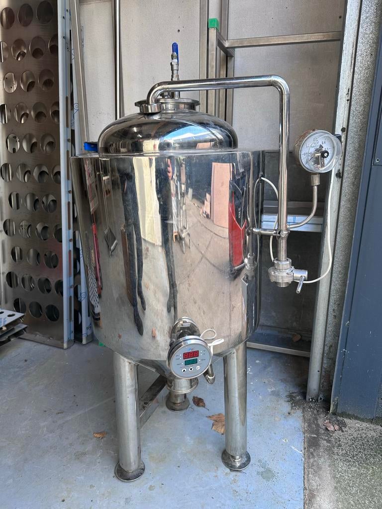 RVS Brouwketel met Geïsoleerde Wand, Verzamelen, Biermerken, Ophalen of Verzenden