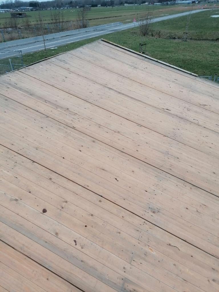 houten schotten panelen, Doe-het-zelf en Verbouw, Hout en Planken, Ophalen of Verzenden, 50 mm of meer, Pallet, Minder dan 200 cm