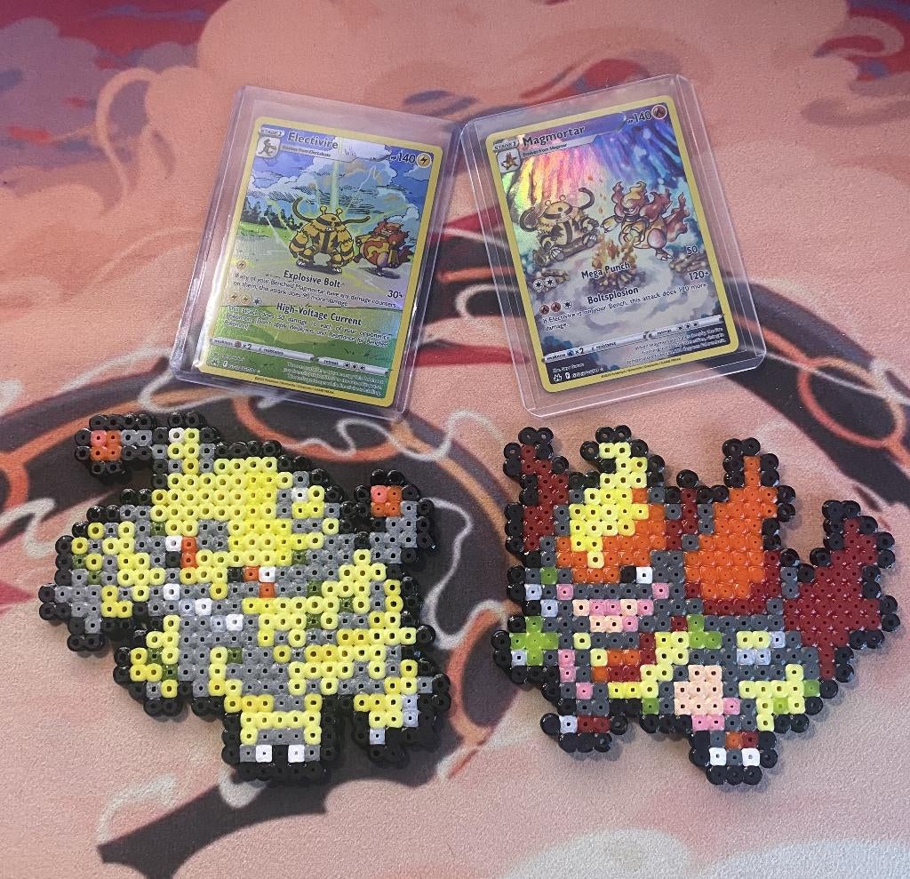 Strijkkralen Pokemon Electivire & Magmortar (per stuk), Ophalen of Verzenden, Nieuw, Bouwen