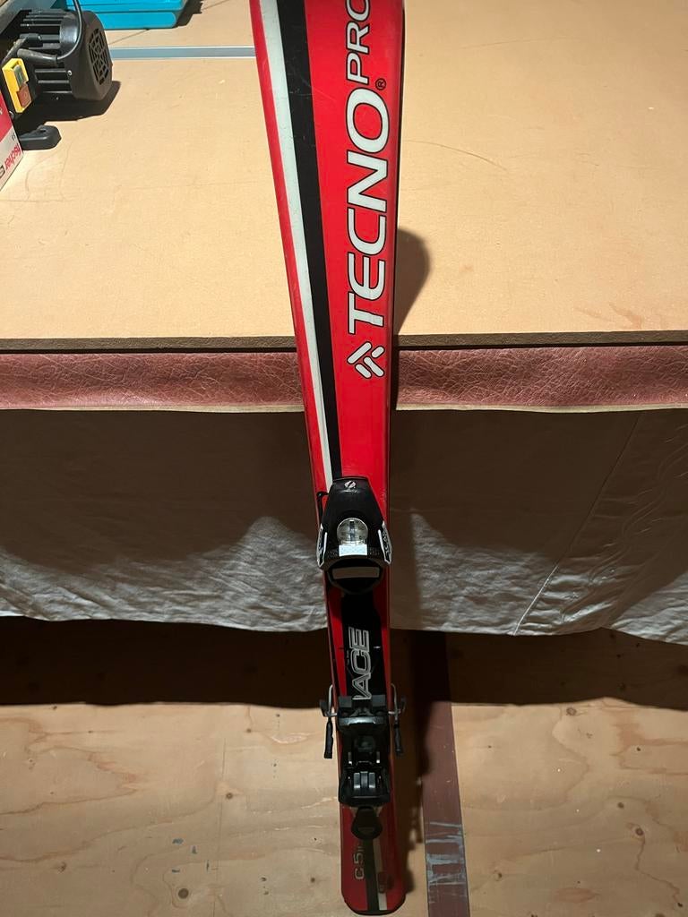Kinderski Tecno Pro 120cm met binding, Gebruikt, 100 tot 140 cm, Skiën, Ski's
