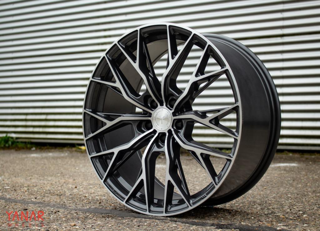 19 INCH YANAR WHEELS DNZ-20 VOOR AUDI | VW | SEAT BMW, 19 inch, Velg(en), Nieuw, Ophalen of Verzenden