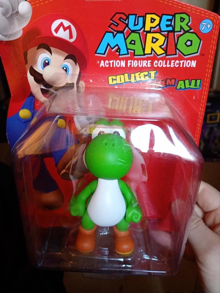 Super Mario Yoshi Action Figure, Ophalen of Verzenden, Zo goed als nieuw