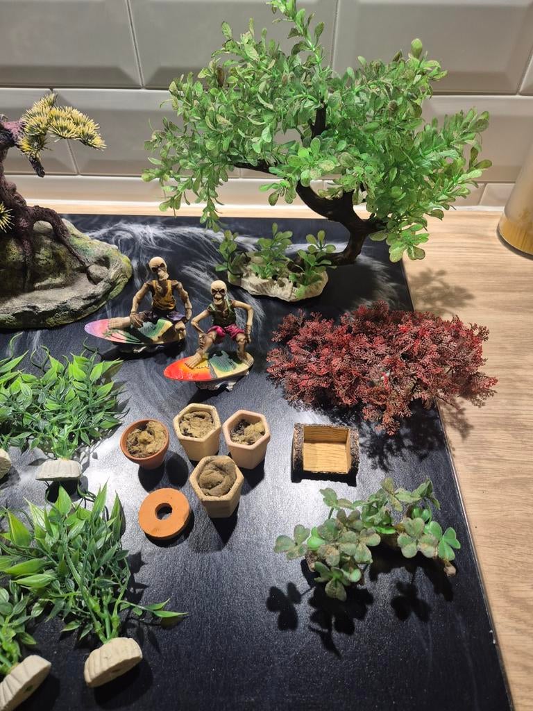 Diverse  aquarium  spullen. Ornamenten luchtpompen led balk, Dieren en Toebehoren, Vissen | Aquaria en Toebehoren, Ophalen, Gebruikt