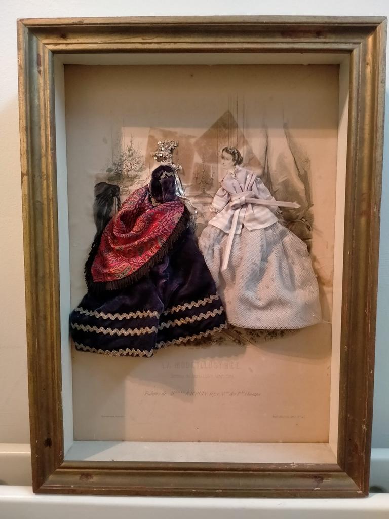 la mode illustre lithografie", Ophalen of Verzenden