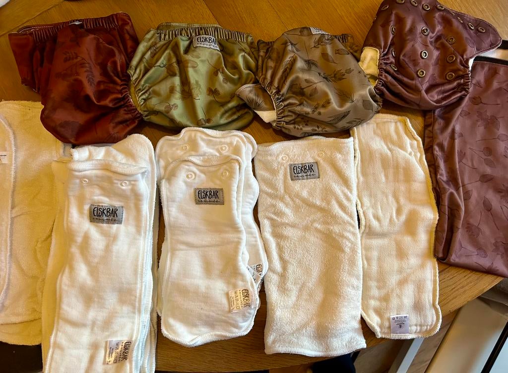 Elskbar wasbare luiers pakket, Kinderen en Baby's, Badjes en Verzorging, Ophalen of Verzenden, Zo goed als nieuw, Overige typen