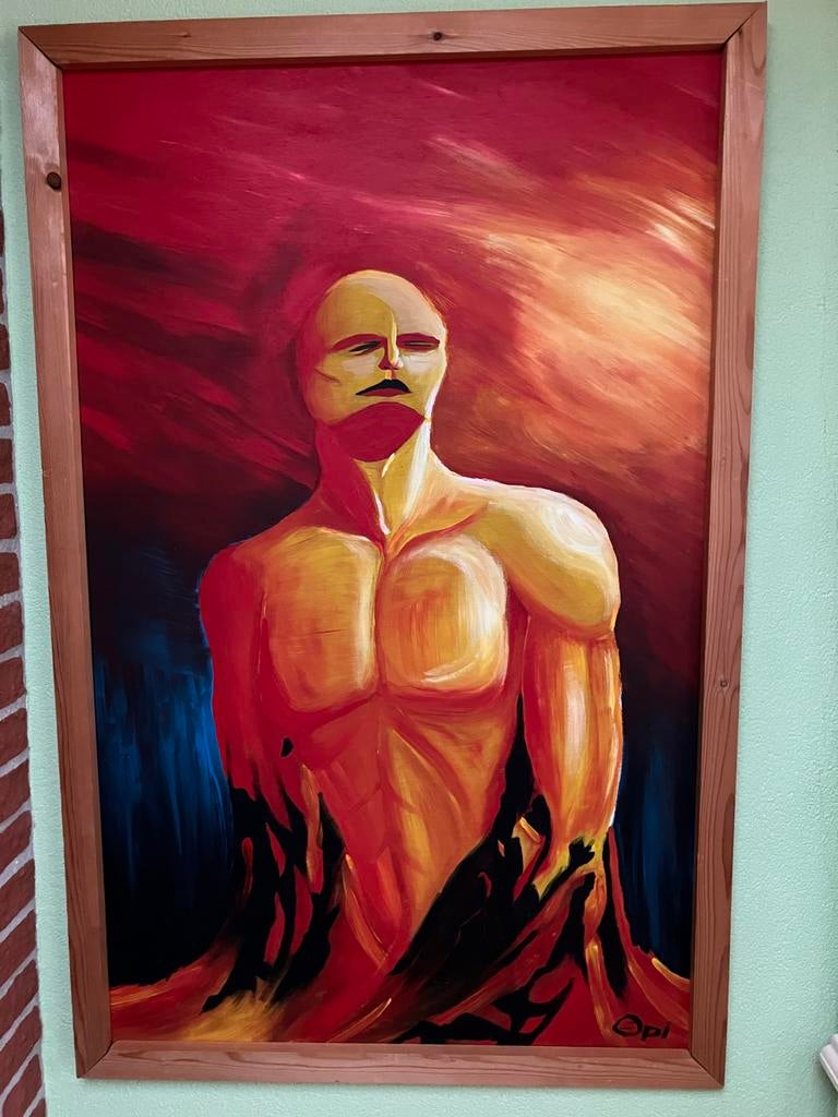 Schilderij: Herrijzenis, Antiek en Kunst, Ophalen