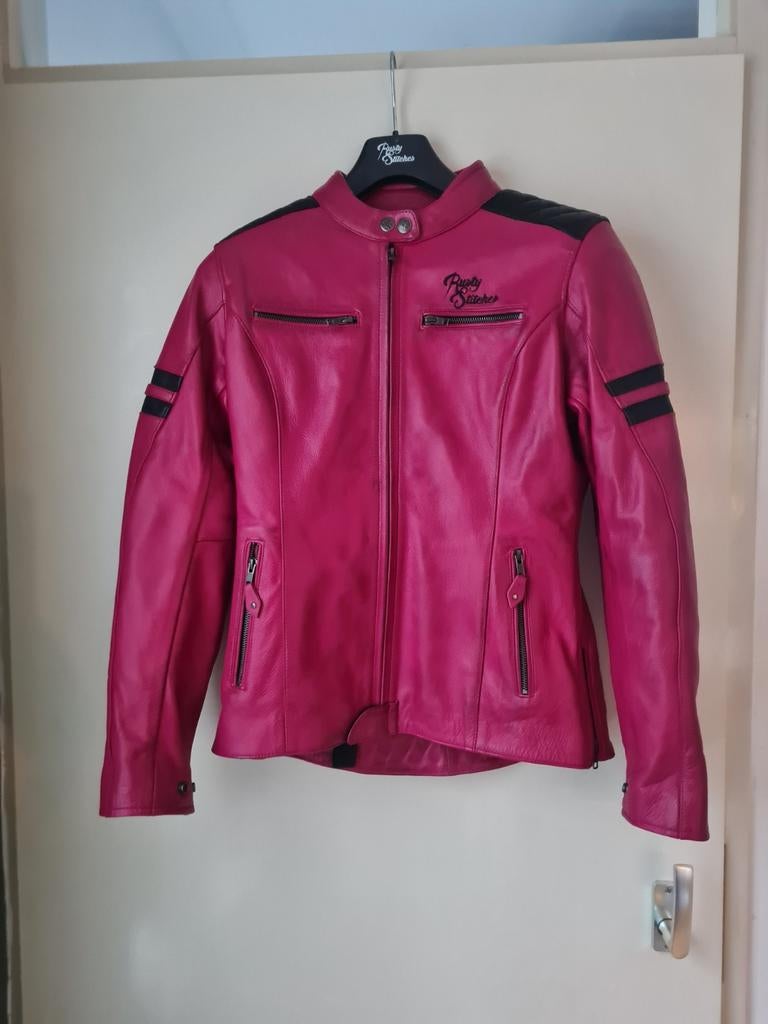 Dames motorjas Rusty Stitches ZGAN!, Rusty Stitches, Jas | leer, Ophalen of Verzenden, Nieuw zonder kaartje