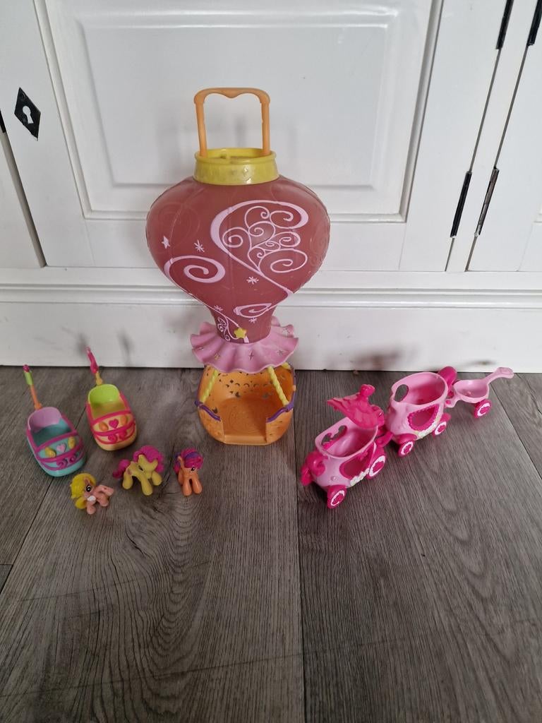My little pony luchtballon, botsauto's en theeset, Ophalen, Zo goed als nieuw