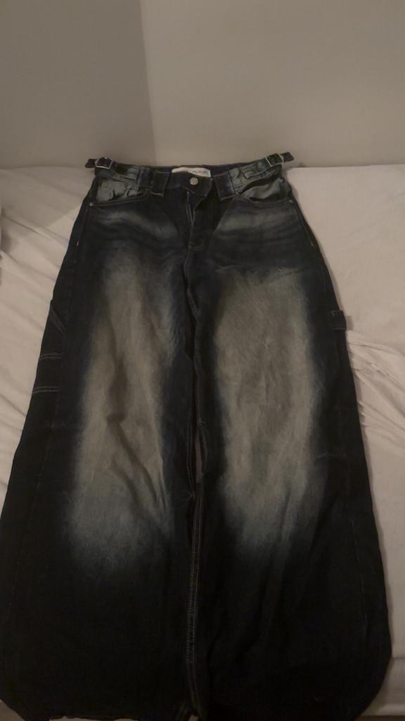 baggy broek, Ophalen, Zo goed als nieuw, Blauw, W33 - W34 (confectie 48/50)