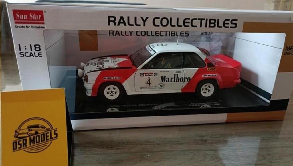 1:18 Marlboro Opel Ascona 400 Rally, Hobby en Vrije tijd, Modelauto's | 1:18, S, Auto, R, Nieuw