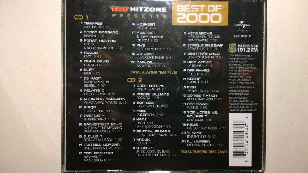 Hitzone Best Of 2000, Ophalen of Verzenden, Zo goed als nieuw, Pop