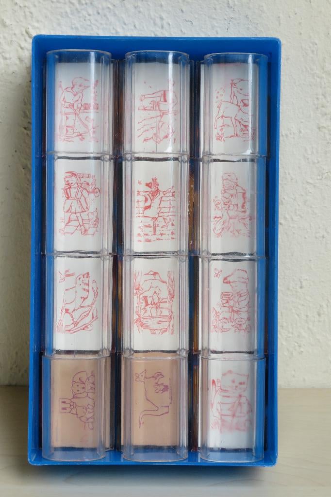 Basisschool schoolstempels, algemene onderwerpen. 12 stuks., Ophalen of Verzenden, Overige typen