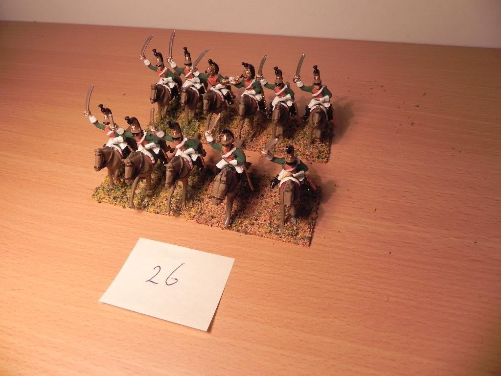 Slag bij waterloo, dragoons frankrijk (26) prince august, Ophalen of Verzenden, Nieuw, 1:35 tot 1:50, Figuur of Figuren