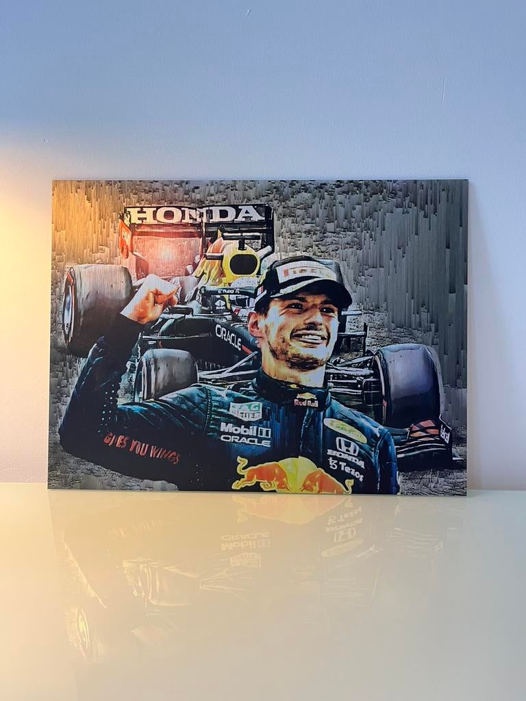 Max Verstappen GlitchART, Ophalen of Verzenden