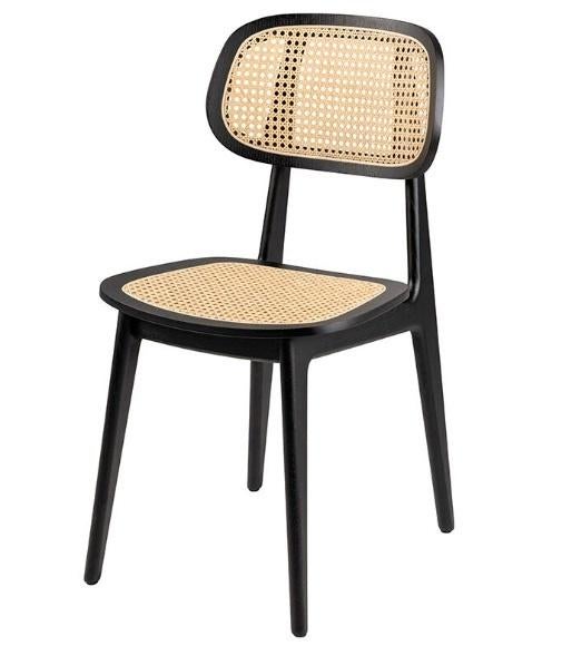 6 Vincent Sheppard Titus Eettafelstoelen, Huis en Inrichting, Ophalen, Zwart, Nieuw, Houten stoelen