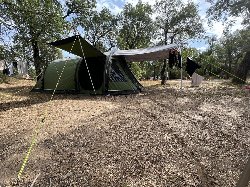 Outwell Roswell 5ATC comfort/glamping tent, Caravans en Kamperen, Ophalen of Verzenden, Zo goed als nieuw, Tot en met 5