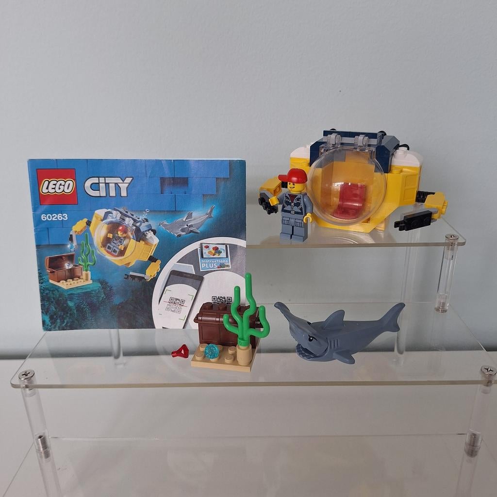 LEGO City Oceaan Mini-Duikboot (60263), Lego, Lego, Ophalen of Verzenden, Zo goed als nieuw