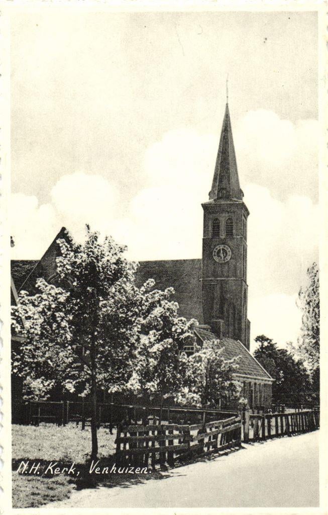 N.H. Kerk, Venhuizen. - ongelopen, Ophalen of Verzenden, Voor 1920, Ongelopen, Noord-Brabant