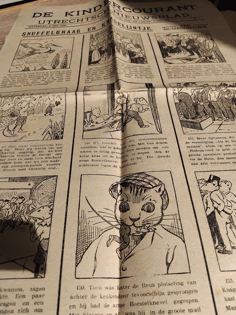 5x zeer oude krant, Verzamelen, Ophalen of Verzenden, 1940 tot 1960, Krant