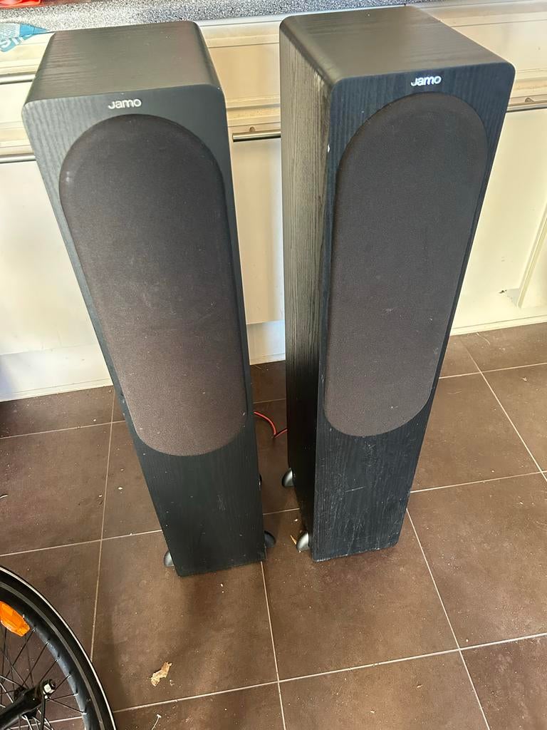 Jamo S426 speakerset, Ophalen, Gebruikt, 120 watt of meer, Front, Rear of Stereo speakers