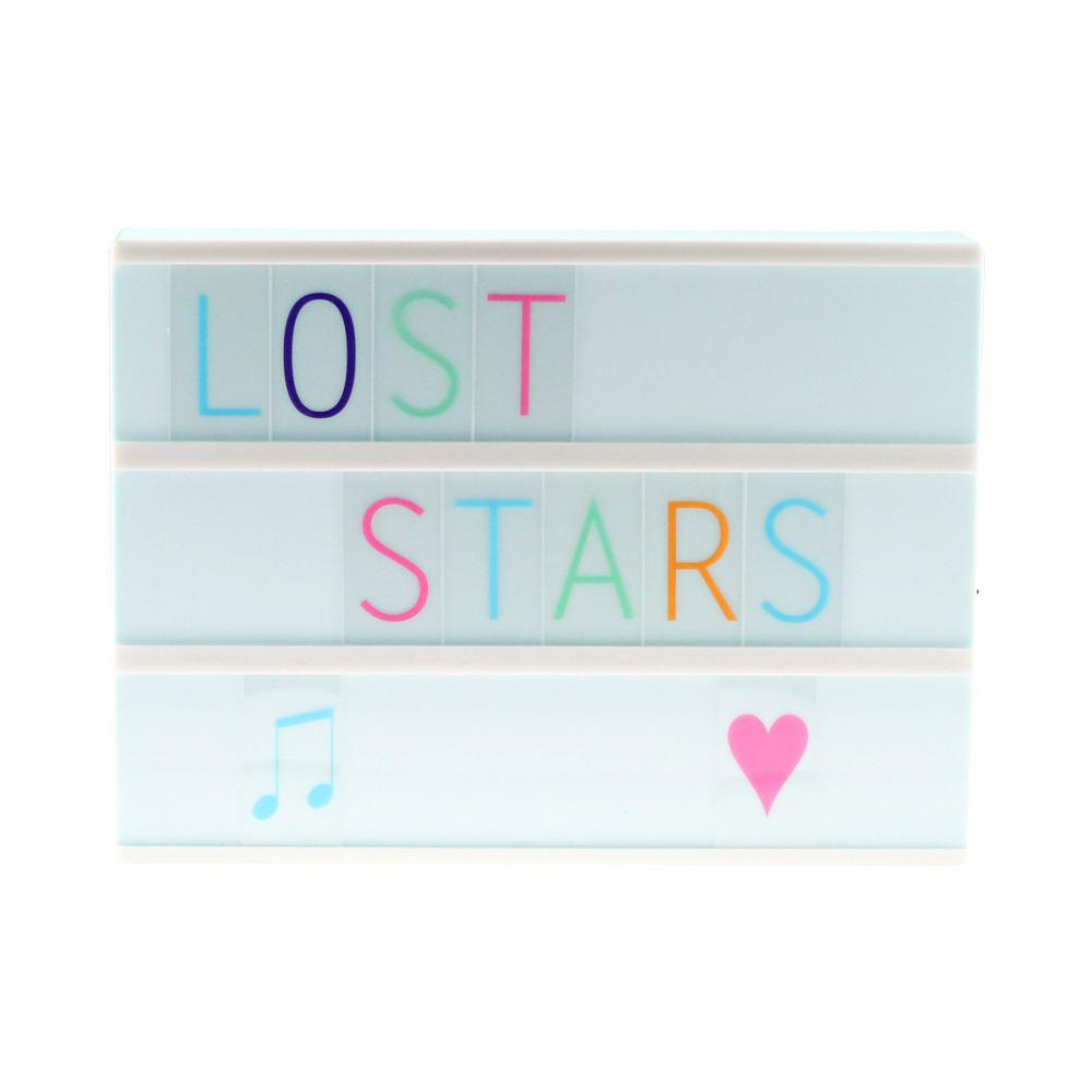 Lightbox letterbox A4 leuk in kinderkamer lichtbox lichtbak, Ophalen of Verzenden, Nieuw, Minder dan 50 cm