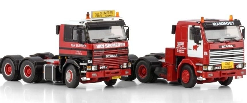 WSI SCANIA 142 SET - MAMMOET - VAN SEUMEREN, Wsi, ., Nieuw, Ophalen of Verzenden