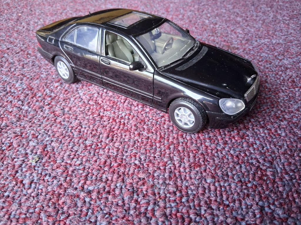 Mercedes s klasse w220 1/24, Ophalen of Verzenden, Zo goed als nieuw