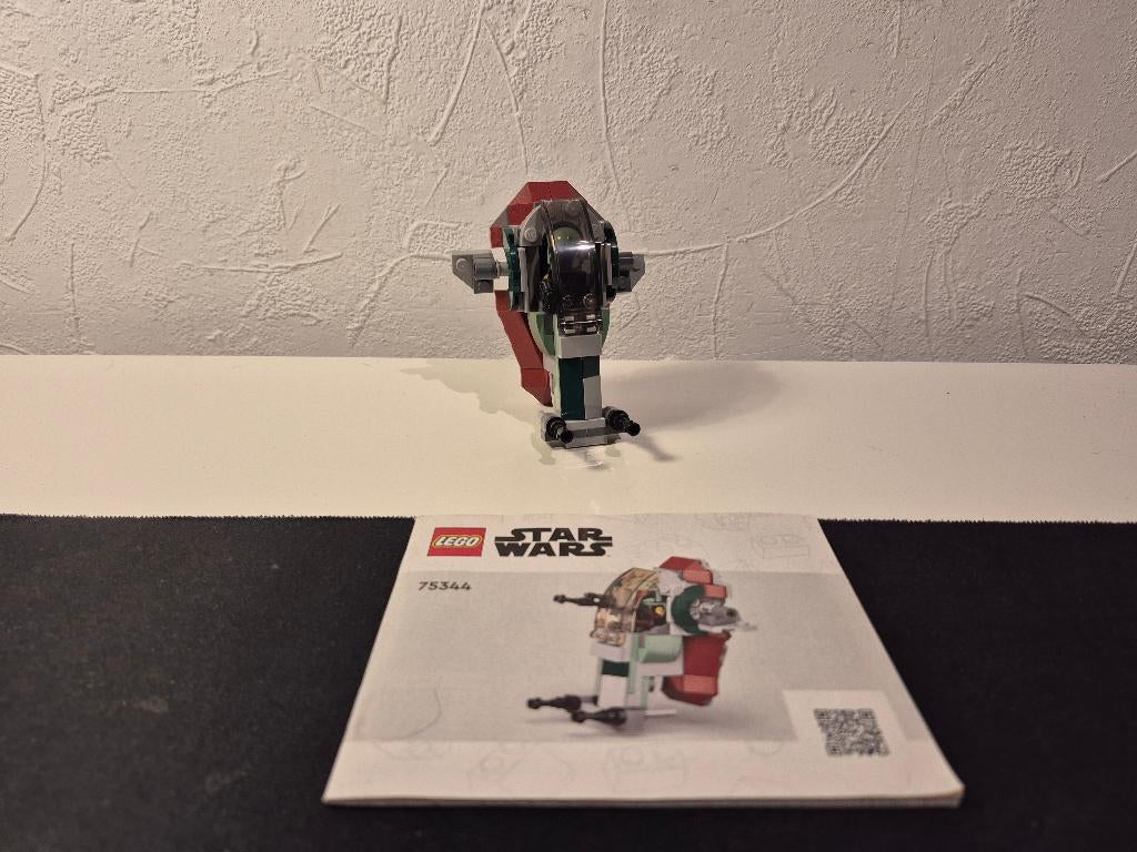 Lego Star Wars 75344 Boba Fett's Starship Microfighter, Ophalen of Verzenden, Gebruikt, Complete set, Lego