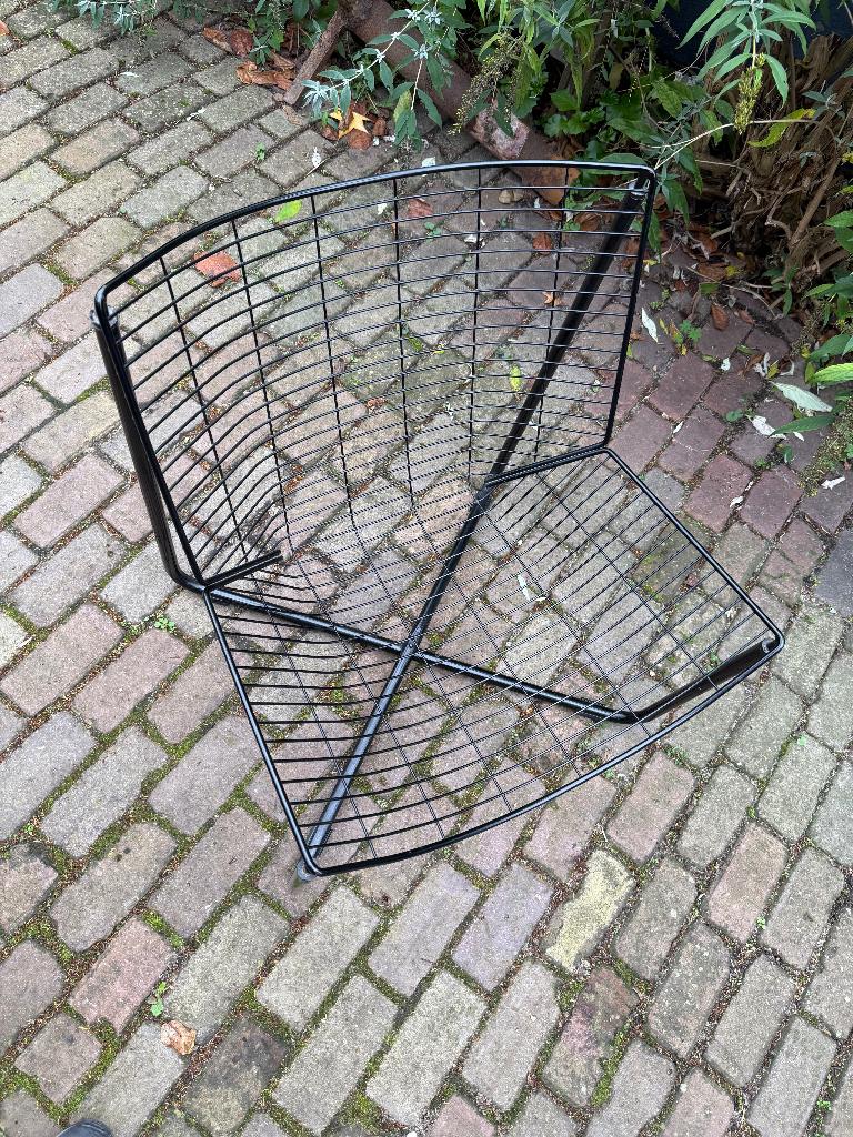 Niels Gammelgaard fauteuil model Jarpen de klassieker, Huis en Inrichting, Ophalen, Gebruikt, 75 tot 100 cm, Metaal