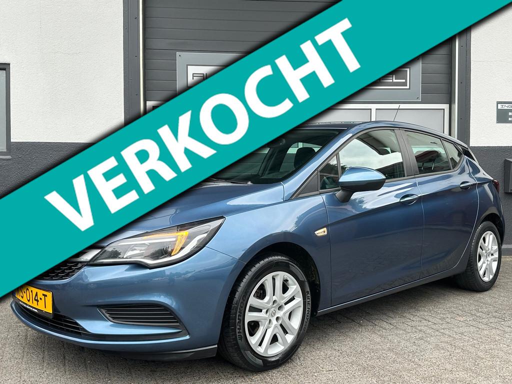 Opel Astra 1.0 Turbo Edition I AIRCO | 104dkm | LED | NL AUT, Stof, Gebruikt, Electronic Stability Program (ESP), Blauw