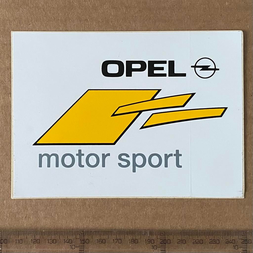 sticker opel motor sport, Verzenden, Zo goed als nieuw, Auto of Motor