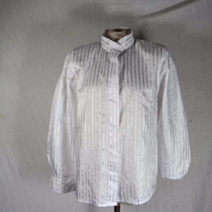 Mooie witte blouse.Glitterdraad.Mt 40, Maat 38/40 (M), ., Wit, Nieuw