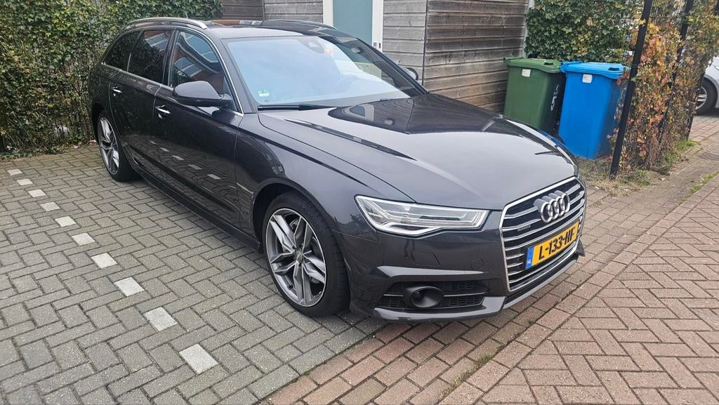 Audi A6 3.0 TDI Quattro 330pk 700nm S Tronic 2017 Grijs, Auto's, Audi, Euro 6, 2000 kg, 330 pk, Leder