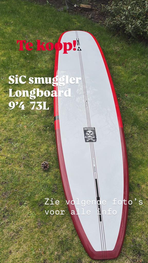 SIC smuggler longboard 9’4, Ophalen, Zo goed als nieuw, Longboard