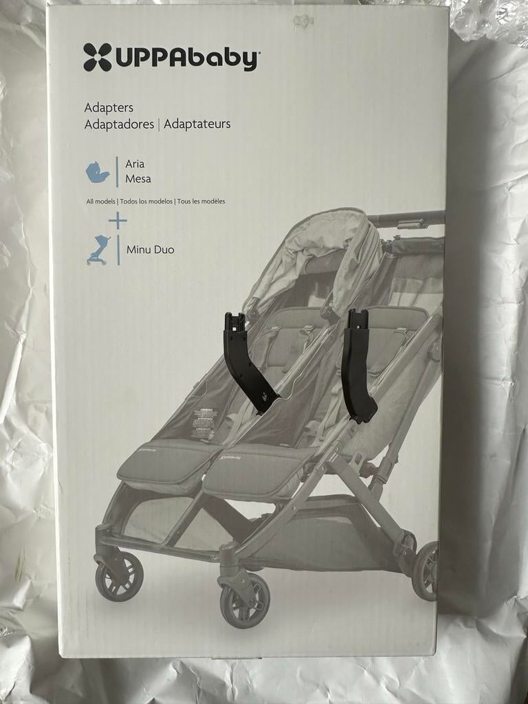 UPPAbaby Adapters voor Aria/Mesa en Minu Duo, Nieuw, Duowagen, Ophalen of Verzenden, Kinderwagen